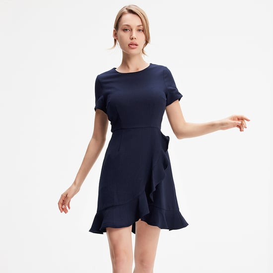 Short skater dress with frills - Image 3