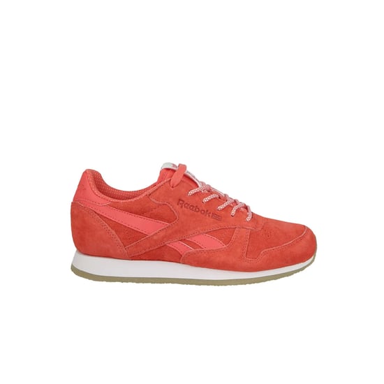 Reebok Classic Creoe Sail Away Lace-Up Red Suede Leather Womens Trainers BD3016