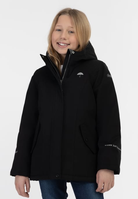 Schmuddelwedda Winter jacket Girls black - Image 3
