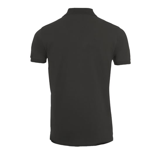 SOLS Mens Phoenix Short Sleeve Pique Polo Shirt (Charcoal Marl) - Image 2