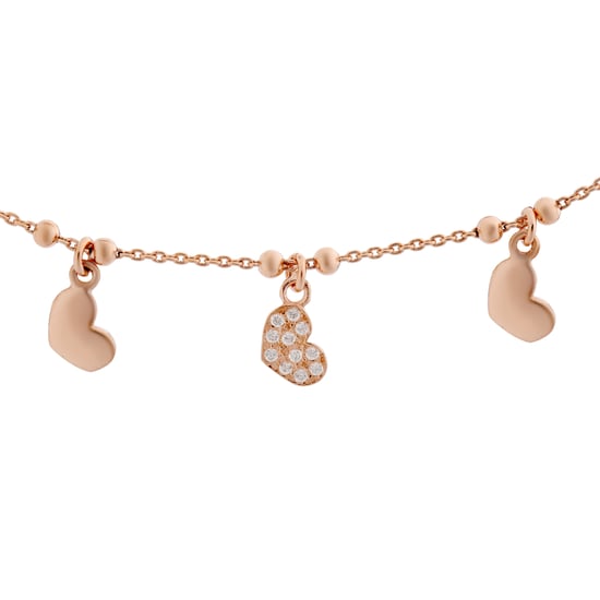 Orphelia 'Elisa' Women's 925 Sterling Silver Bracelet - Rose ZA-7381