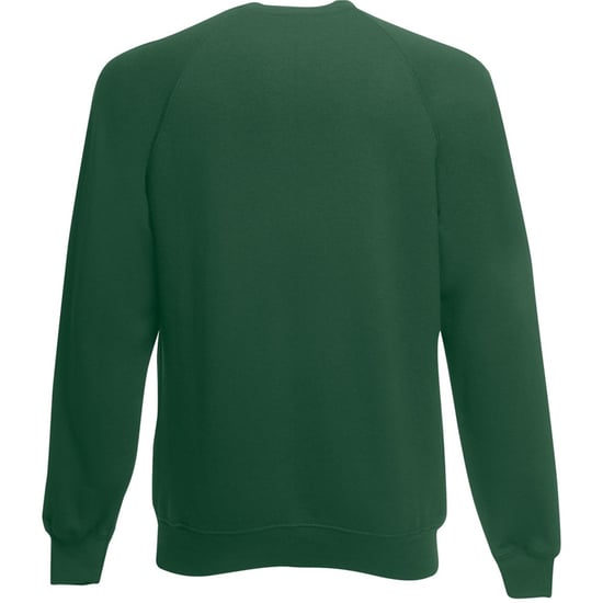 Fruit Of The Loom Mens Raglan Sleeve Belcoro® Sweatshirt (Bottle Green)