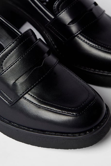 Butterfly Chunky Heeled Penny Loafer - Image 3