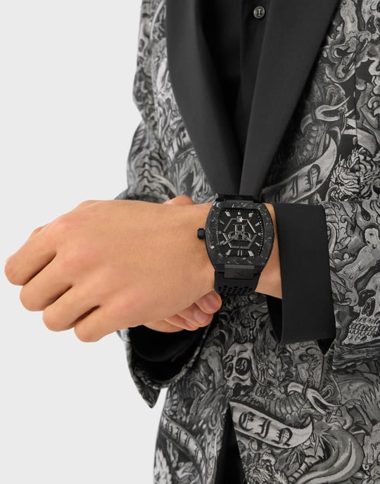 Philipp Plein The Hexagon Phantom Men's Black Watch PWPUA0624 - Image 3