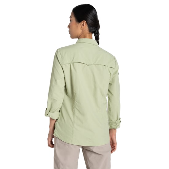 Craghoppers Womens/Ladies Adventure III Nosilife Long-Sleeved Shirt (Bud Green) - Image 2