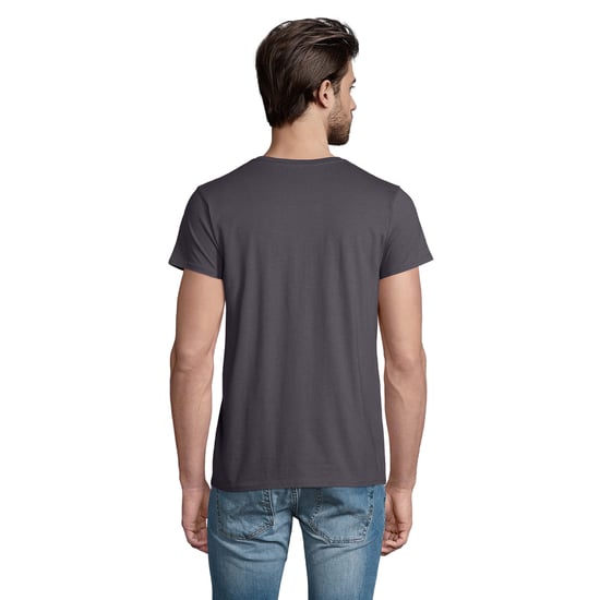 SOLS Mens Pioneer Organic Cotton T-Shirt (Mouse Grey Solid) - Image 2