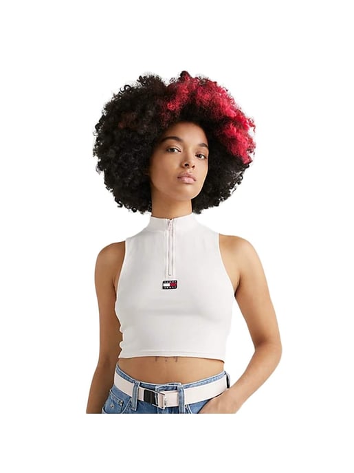 Top de mujer Tommy Jeans con insignia - Image 2