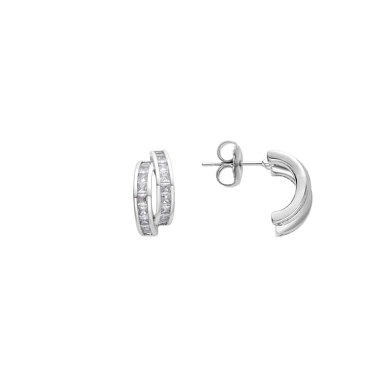 Pendientes Luxenter Axsy,de Circonita Brillante,acabados en rodio - Image 1
