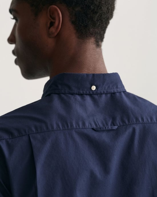 GANT Mens Slim Fit Long Sleeve Poplin Shirt - Image 5
