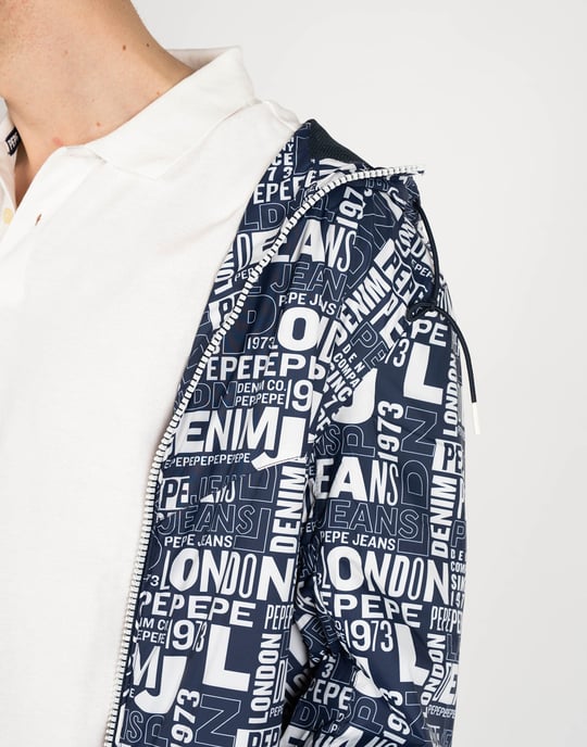 Pepe Jeans Chaqueta Tony del hombre Blanco, azul oscuro - Image 6
