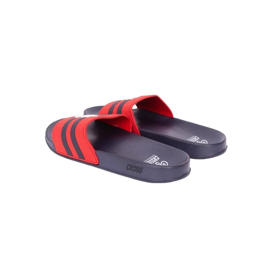 Crosshatch Mens Hamlax Sliders (Red) - Image 2