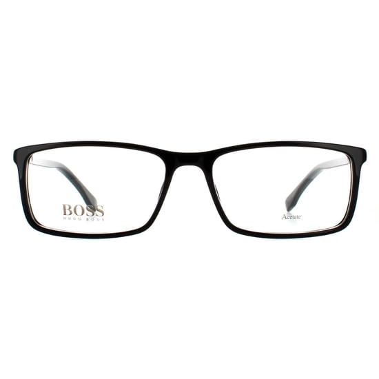 Hugo Boss Rectangular Mens Black Glasses - Image 1