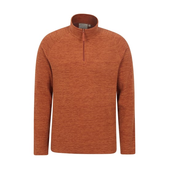 Mountain Warehouse Mens Snowdon II Fleece Top (Rust) - Image 1