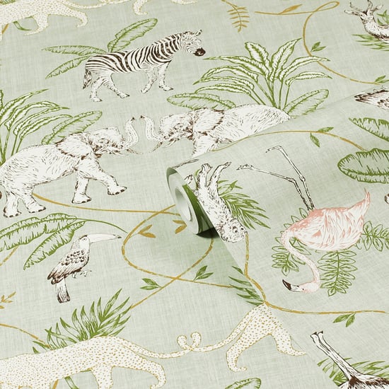 Serengeti Animal Printed Wallpaper - Image 1