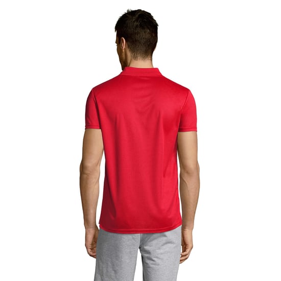 SOLS Mens Performer Sports Polo Shirt (Red) - Image 2