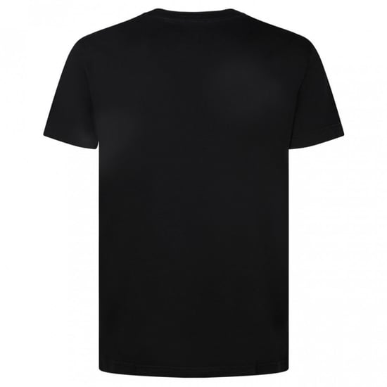 Camiseta negra con logo denim de Diesel Industry - Image 2