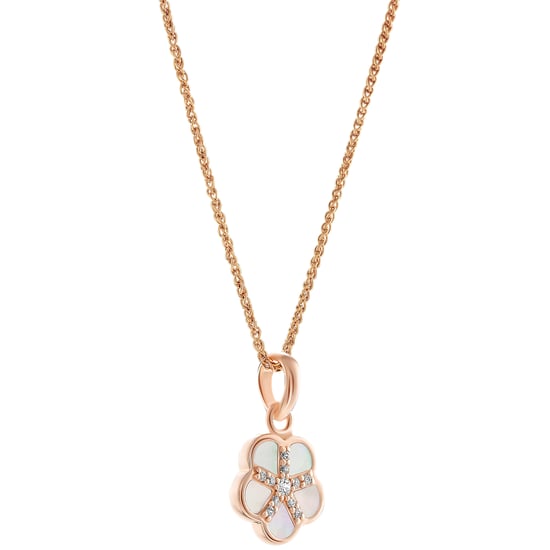 Orphelia 'Daisy' Women's 925 Sterling Silver Pendant with Chain - Rose ZH-7585/RG - Image 3