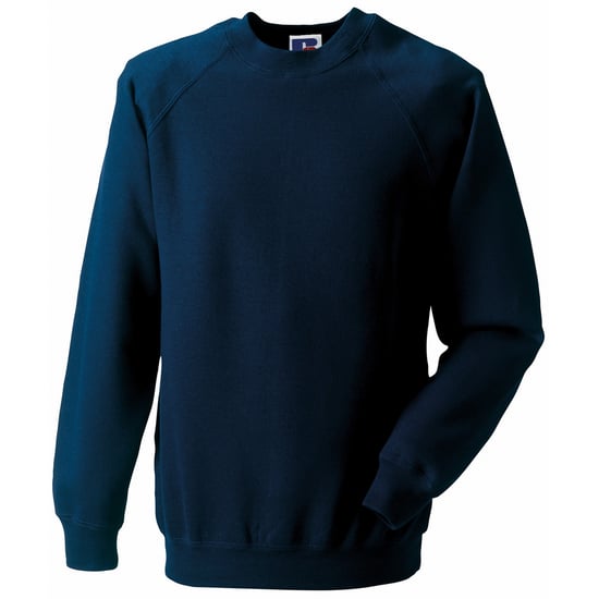 Russell Mens Spotshield Raglan Sweatshirt (French Navy) - Image 1