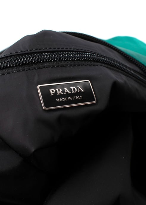Green Tessuto Nylon Tote Bag - Image 6