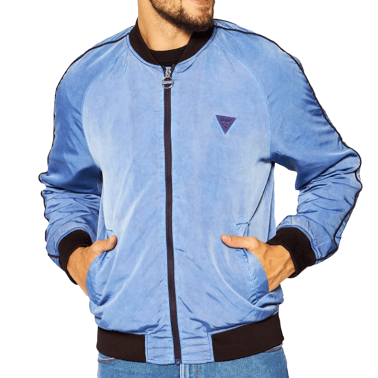 Chaqueta Guess para hombre con logotipo triangular clásico - Image 1