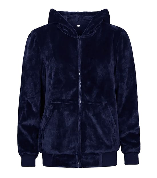 Heat Holders - Sudadera con capucha Soul Warming Soft Fleece Lounge para hombre - Azul marino - Image 1
