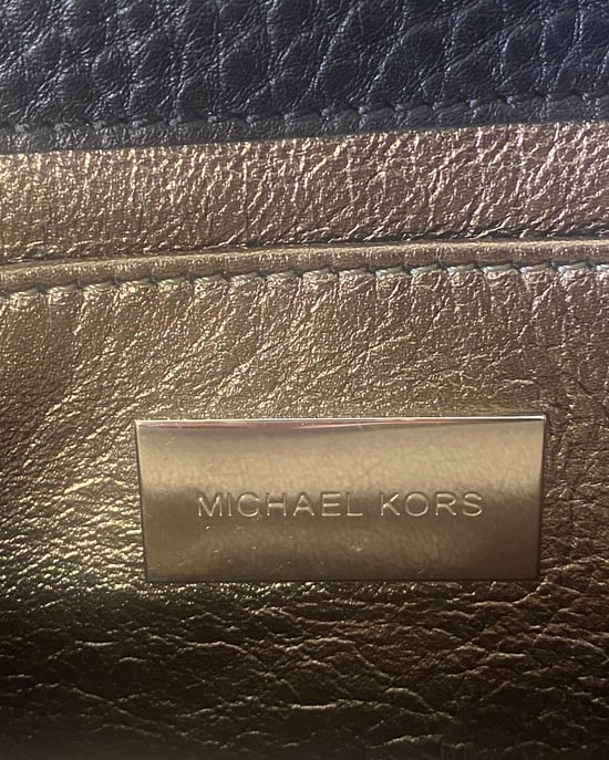Michael Kors Snakeskin Embossed Clutch Bag in Green Leather - Image 6