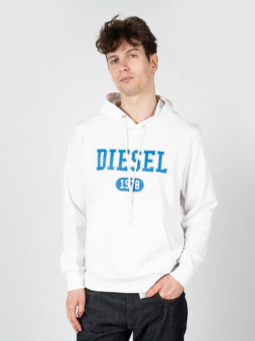 Diesel Sudadera S-Ginn del hombre Blanco - Image 3