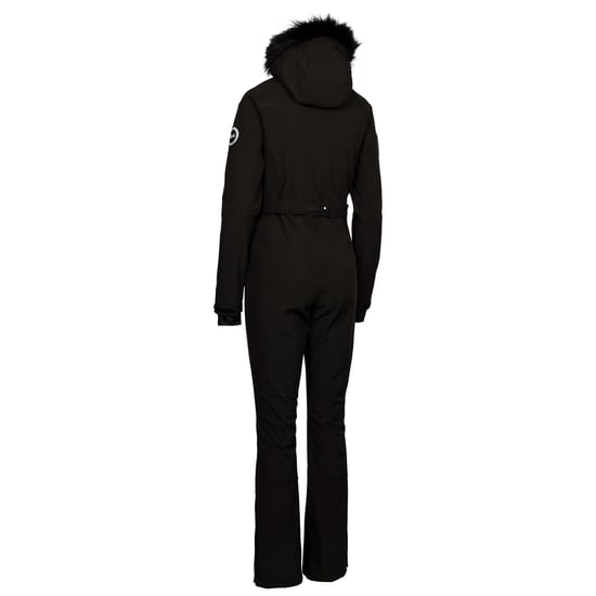 Womens/Ladies Valene DLX Ski Suit (Black) - Image 2