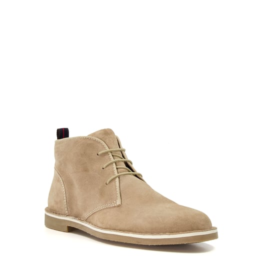 Dune Mens CREPE Suede Desert Boots - Image 1