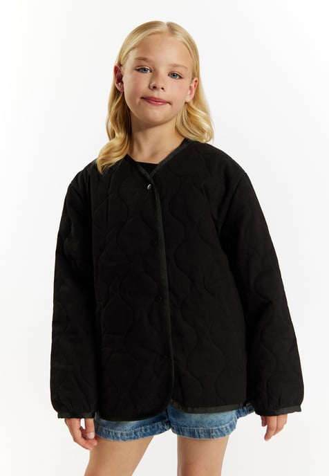 Dreimaster Quilted Jacket Girls black - Image 3