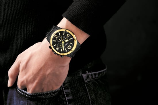 Hand Assembled Anthony James Limited Edition Grandoise Automatic Black Watch