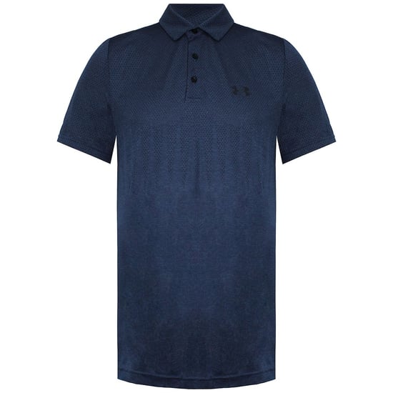 Under Armour Vanish Seamless Mens Navy Blue Polo Shirt