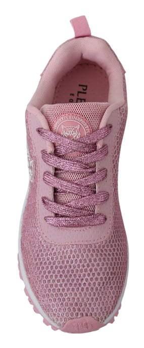 Plein Sport Women's Pink Blush Polyester Gretel Sneakers Shoes