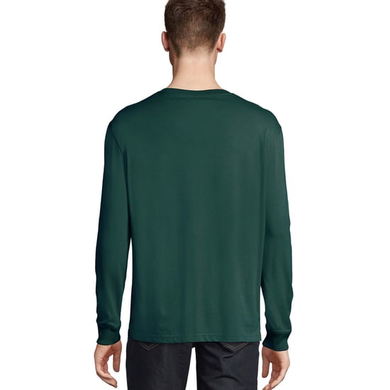 SOLS Unisex Adult Pioneer Long-Sleeved T-Shirt (Green Empire) - Image 2