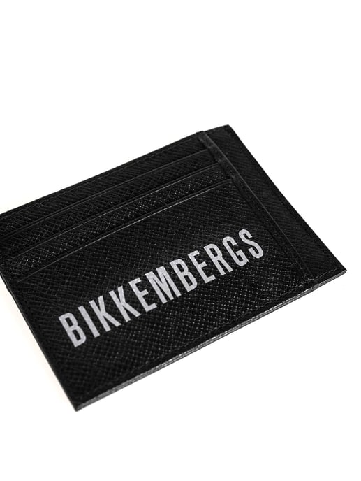 Bikkembergs Billetera Big Logo del hombre negro, Gris - Image 3