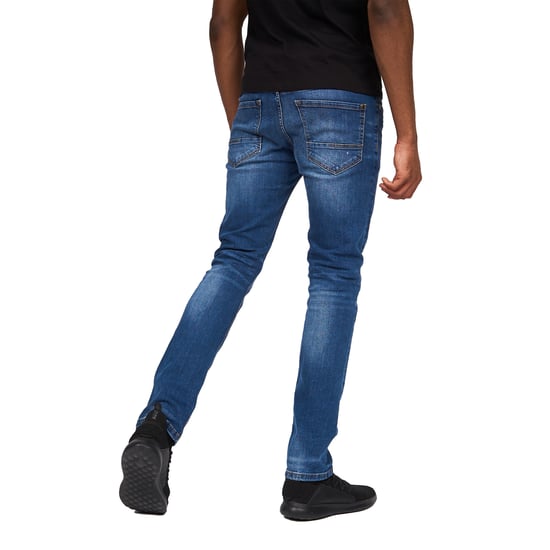 Crosshatch Mens Svelte Stretch Jeans (Stone Wash) - Image 2
