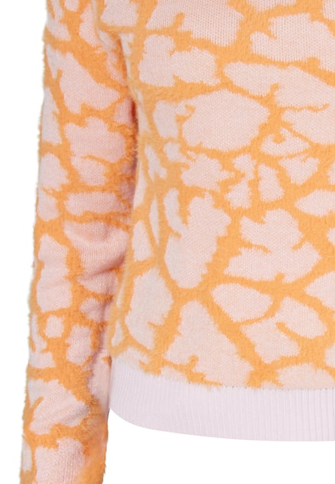 Mymo Pullover women Orange pink - Image 3