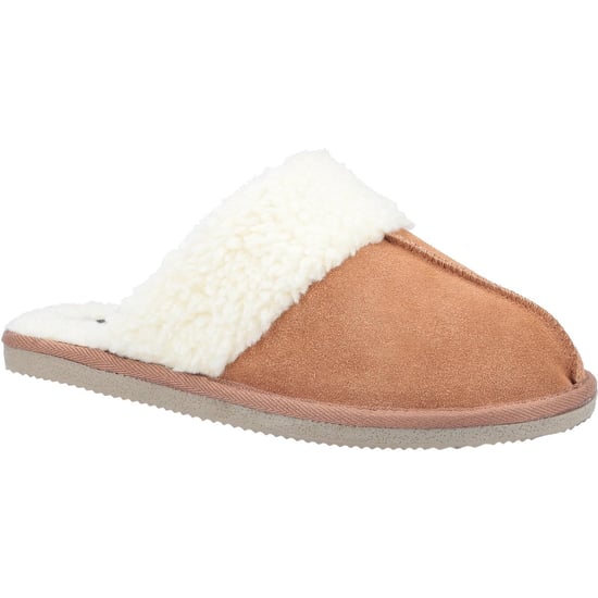 Hush Puppies Womens/Ladies Arianna Suede Slippers (Tan) - Image 1