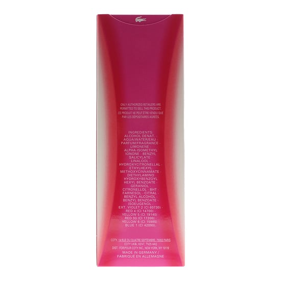 Lacoste Touch Of Pink Eau de Toilette 90ml Spray For Her - Image 2