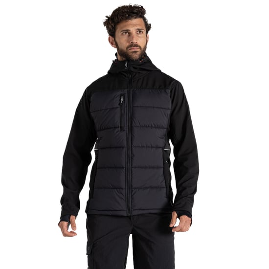 Craghoppers Mens Castleford Padded Hybrid Jacket (Black)