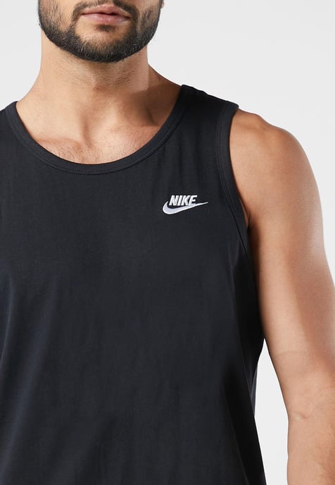 Camiseta sin mangas tipo chaleco informal Athletic Gym de Nike en negro para hombre - Image 3