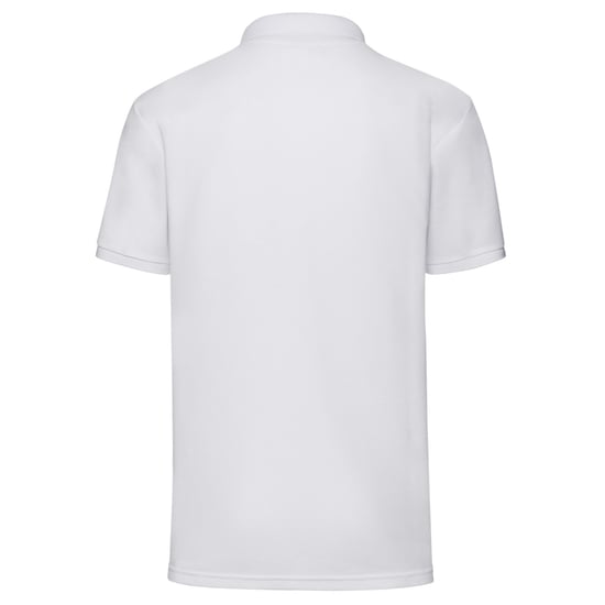 Fruit of the Loom Mens Polycotton Pique Polo Shirt (White) - Image 2