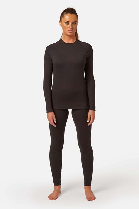 Cozy Crew Neck Baselayer Black
