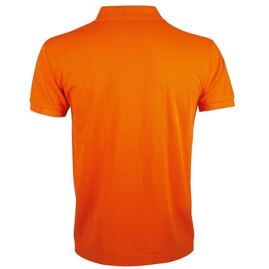 SOLs Mens Prime Pique Plain Short Sleeve Polo Shirt (Orange)