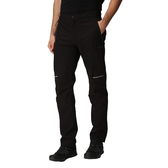Regatta Mens X-Pro Beacon Stretch Waterproof Trousers (Black)