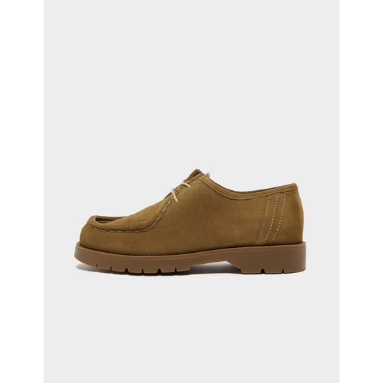 Men's KLEMAN Pandror Suede Tyrolean Shoes in Khaki