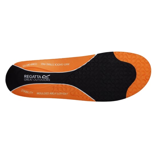 Regatta Womens/Ladies Antibacterial Insoles (Black) - Image 3