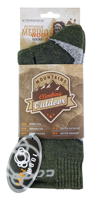 COMODO - Calcetines Térmicos Senderismo Lana Merino | Calcetines Trekking Resistentes | Hombre y Mujer - Image 2