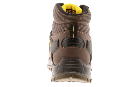 Stanley Mens Safety Boots Rchmond Leather Lace Up  brown