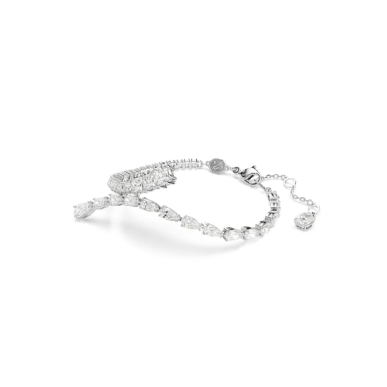 Swarovski 'Matrix' Women's Base Metal Bracelet - Silver 5693154 - Image 2